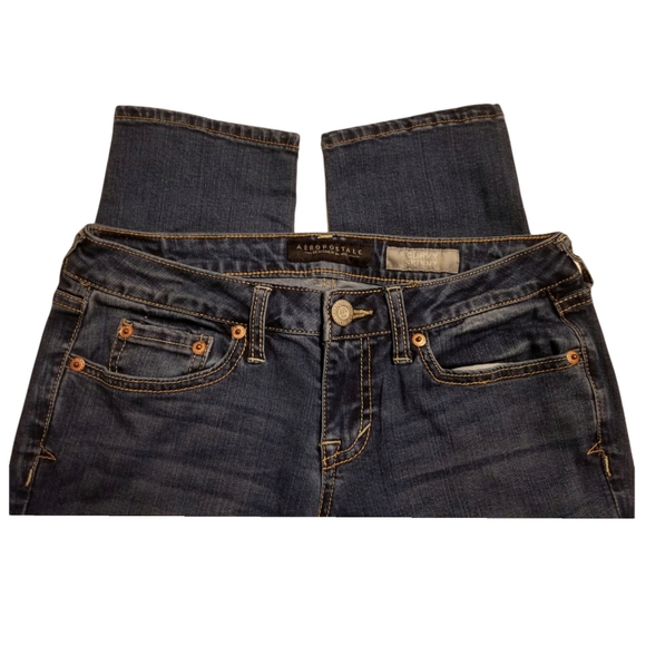 Aeropostale curvy/skinny denim jeans - Picture 4 of 7